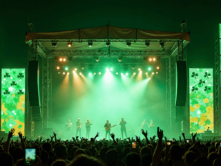 How to Set Up an Outdoor Stage for a St. Patrick's Day Concert