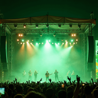 How to Set Up an Outdoor Stage for a St. Patrick's Day Concert