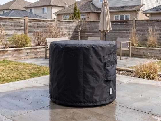 Best fire column covers for outdoor patios in Canada