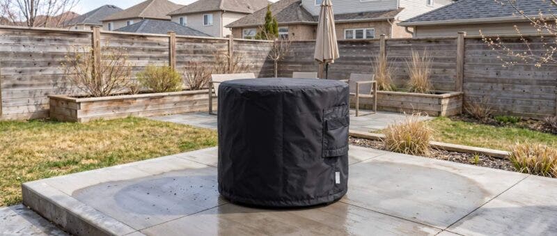 Best fire column covers for outdoor patios in Canada