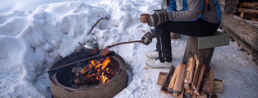 Winter camping