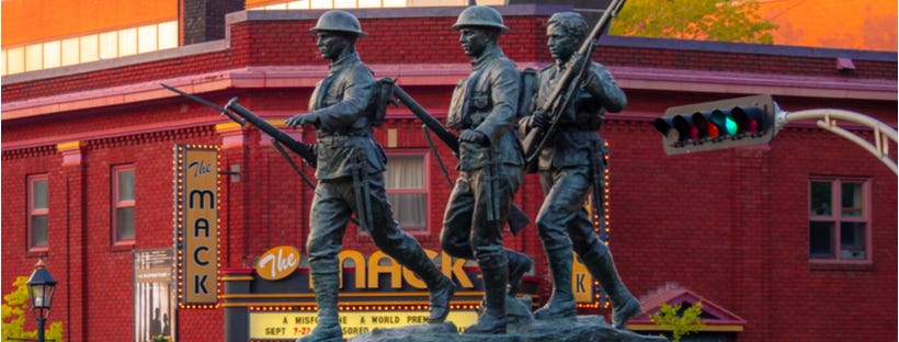 Charlottetown veterans memorial Prince Edward Island