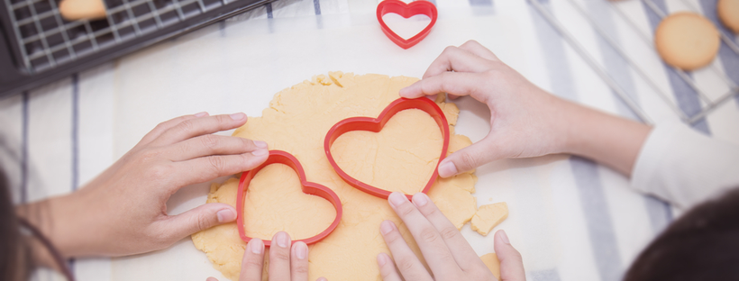 Heart shaped cookie cutter